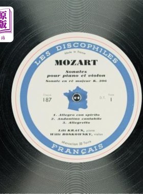 海外直订法语 Carnet Blanc. Sonates Pour Piano Et Violon 白日记。钢琴和小提琴奏鸣曲