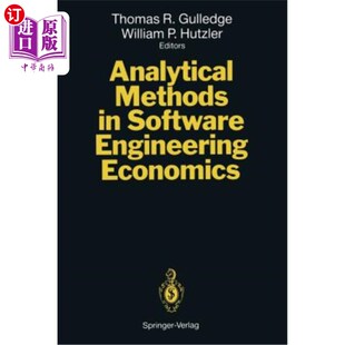 海外直订Analytical Methods in Software Engineering Economics 软件工程经济学中的分析方法