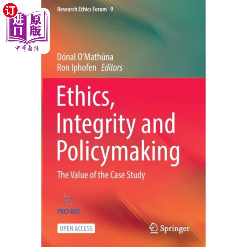 海外直订医药图书Ethics, Integrity and Policymaking 道德、诚信和决策