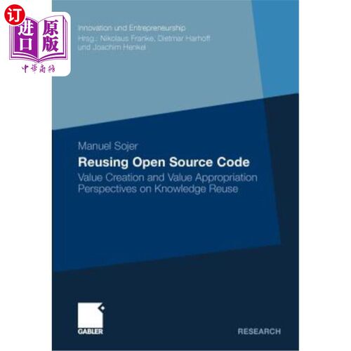 海外直订Reusing Open Source Code: Value Creation and Value Appropriation Perspectives on 重用开源代码：知识重用的价