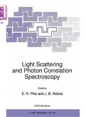 海外直订Light Scattering and Photon Correlation Spectroscopy 光散射和光子相关光谱学