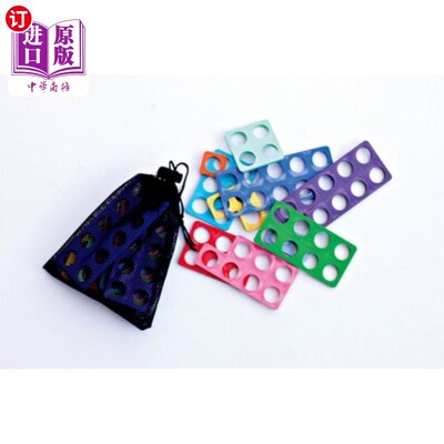 海外直订Numicon: 30 Boxes of Numicon Shapes 1-10 Numicon: 30盒Numicon形状1-10