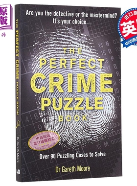 侦探谜题书 超过90起谜案有待解决 英文原版 Crime Puzzle Books The Whodunnit Puzzle Book Gareth Moore【中商原版】