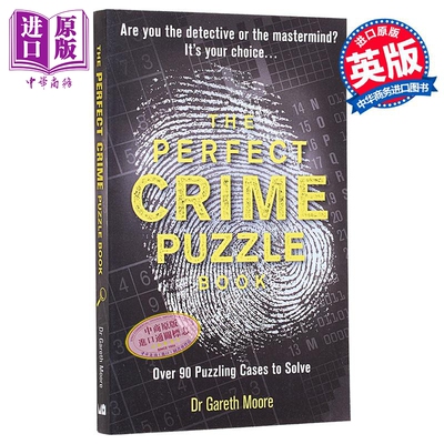 侦探谜题书 超过90起谜案有待解决 英文原版 Crime Puzzle Books The Whodunnit Puzzle Book Gareth Moore【中商原版】