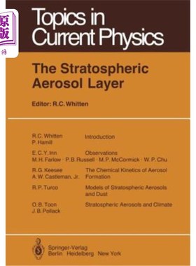 海外直订The Stratospheric Aerosol Layer 平流层气溶胶层