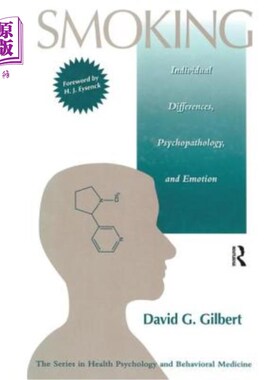 海外直订医药图书Smoking: Individual Differences, Psychopathology, And Emotion 吸烟：个体差异、精神病理学和情感
