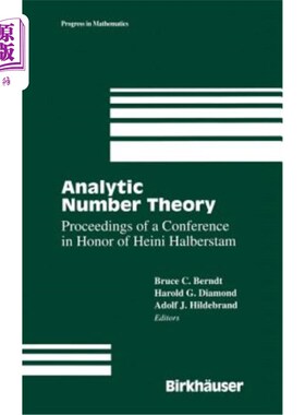海外直订Analytic Number Theory: The Halberstam Festschrift 2 解析数论：Halberstam-Festschrift 2