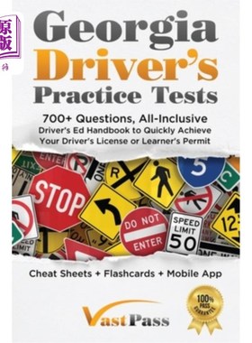 海外直订医药图书Georgia Driver's Practice Tests: 700+ Questions, All-Inclusive Driver's Ed Handb 乔治亚州驾驶实践测