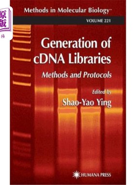 海外直订医药图书Generation of Cdna Libraries: Methods and Protocols Cdna文库的生成:方法和协议