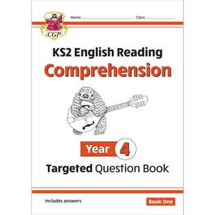 英国CGP KS2 English Targeted Question Book: Year 4 Comprehension - Book 1【中商原版】