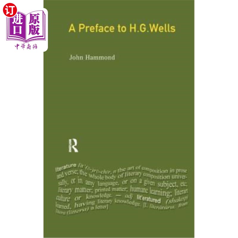 海外直订A Preface to H G Wells H·G·威尔斯的序言