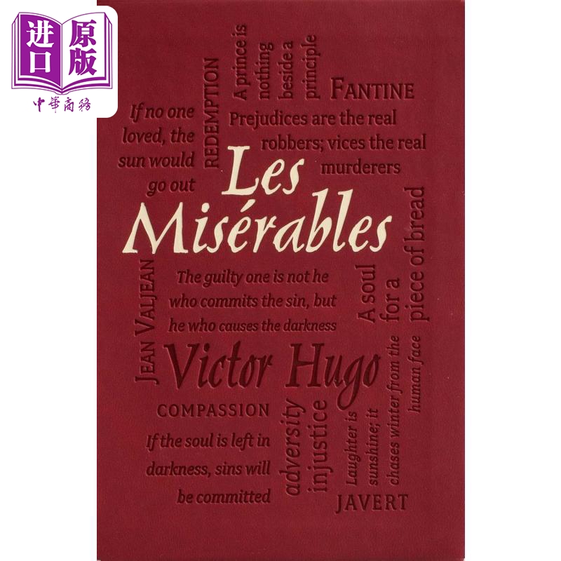 词云经典 悲惨世界 英文原版 Word Cloud Classics Les Miserables【中商原版】