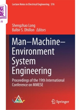 海外直订Man-Machine-Environment System Engineering: Proceedings of the 19th Internationa 第19届人机环境系统工程国际会