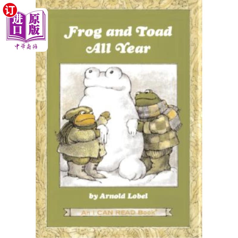 海外直订Frog and Toad All Year 青蛙和蟾蜍一整年