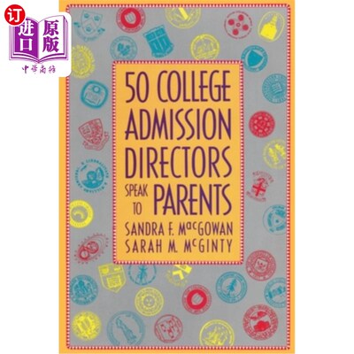 海外直订50 College Admission Directors Speak to Parents 50所大学招生主任对家长讲话