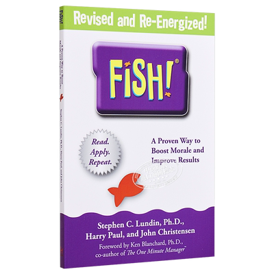 【中商原版】Fish!:A Remarkable Way to Boost Morale and Improve Results 鱼 一种激发工作热情的好方法英文原版 斯蒂芬伦