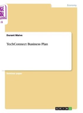 海外直订TechConnect Business Plan TechConnect商业计划