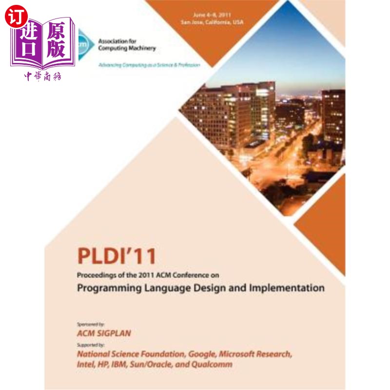 海外直订PLDI 11 Proceedings of the 2011 ACM Conference on Programming Language Design an PLDI 11 20