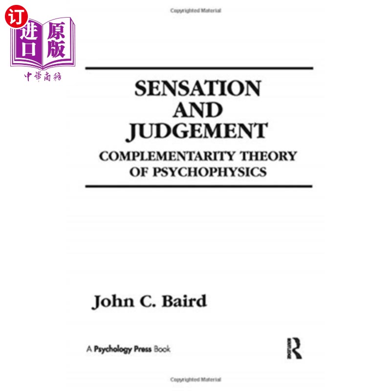海外直订Sensation and Judgment 感觉与判断