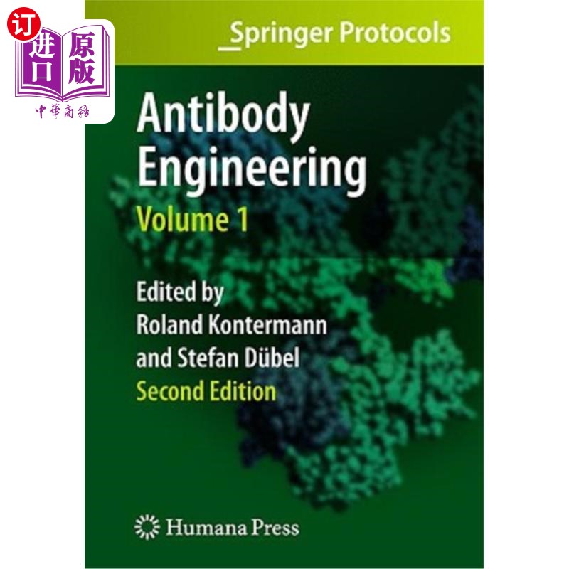 海外直订医药图书Antibody Engineering Volume 1 抗体工程第一卷