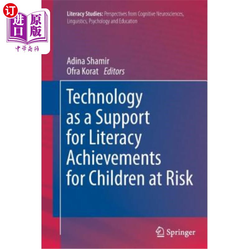 海外直订Technology as a Support for Literacy Achievements for Children at Risk 技术作为对处境危险儿童扫盲成就的支持