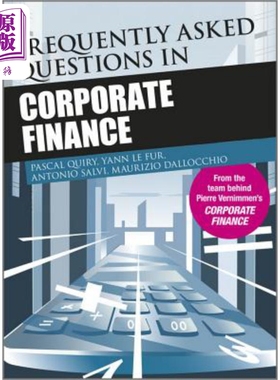 预售 企业融资常见问题 Frequently Asked Questions In Corporate Finance 英文原版 会计 Pascal Quiry 经济【中商原版】