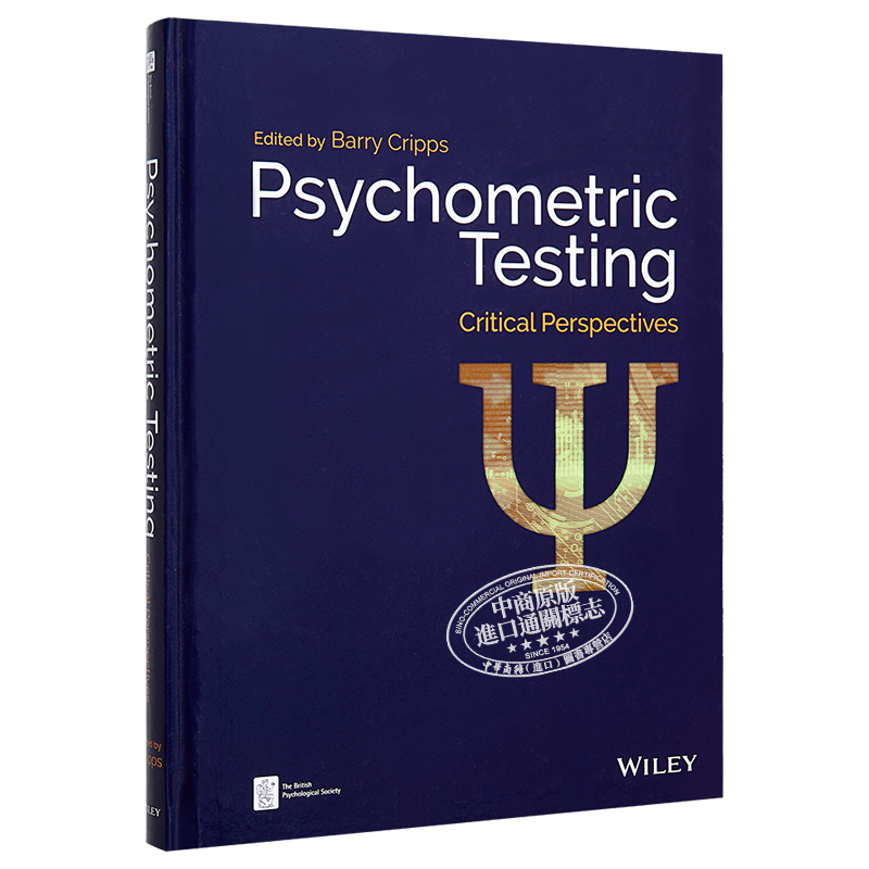现货 【中商原版】BPS心理学教材:心理测试 英文原版 Psychometric Testing: Critical Perspectives