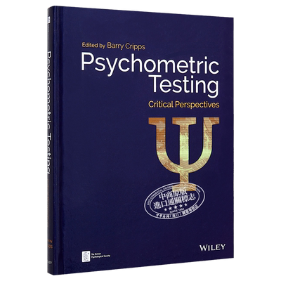 现货 【中商原版】BPS心理学教材：心理测试 英文原版 Psychometric Testing: Critical Perspectives