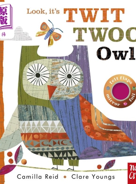 现货 Look, It’s Twit Twoo Owl 看，猫头鹰在叫 英文原版 儿童绘本 动物故事 Camilla Reid 3-6岁【中商原版】