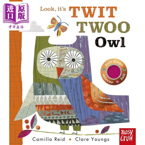 现货 Look, It’s Twit Twoo Owl 看，猫头鹰在叫 英文原版 儿童绘本 动物故事 Camilla Reid 3-6岁【中商原版】