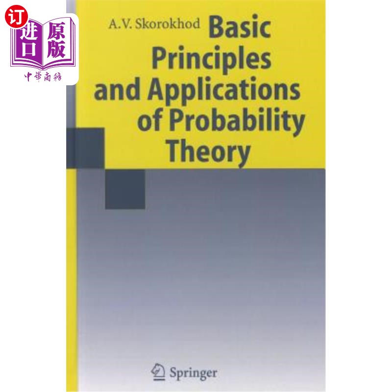 海外直订Basic Principles and Applications of Probability Theory 概率论的基本原理及其应用