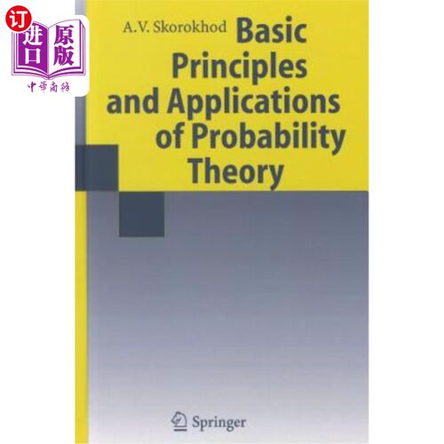 海外直订Basic Principles and Applications of Probability Theory 概率论的基本原理及其应用