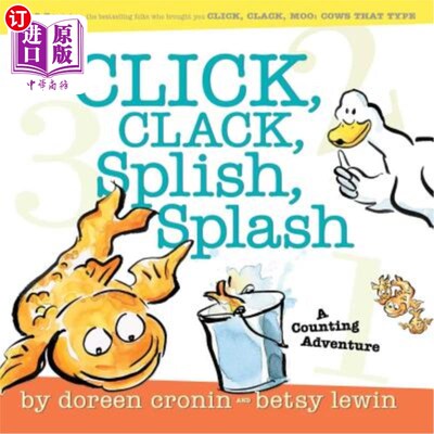 海外直订Click, Clack, Splish, Splash: Click, Clack, Splish, Splash 点击，点击，飞溅，飞溅:点击，点击，飞溅，飞溅