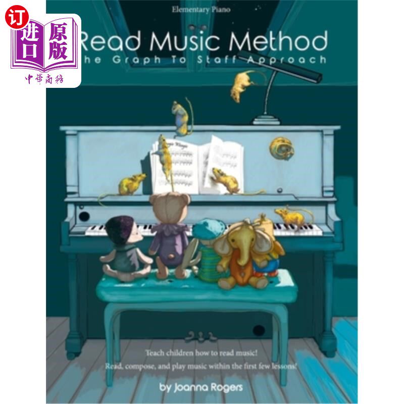 海外直订Read Music Method: Teach Children How to Read Music 阅读音乐方法:教孩子如何阅读音乐