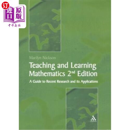 海外直订Teaching and Learning Mathematics 教与学数学