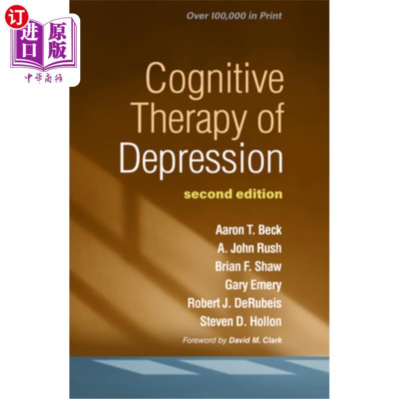 海外直订医药图书Cognitive Therapy of Depression 抑郁症的认知治疗