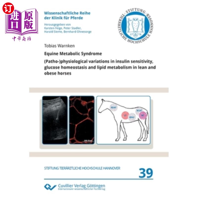 海外直订医药图书Equine Metabolic Syndrome. (Patho-)physiological variations in insulin sensitivi