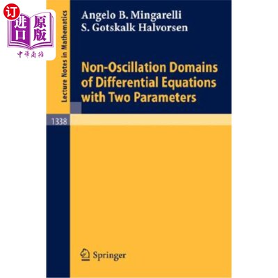 海外直订Non-Oscillation Domains of Differential Equations with Two Parameters 双参数微分方程的非振动域