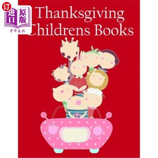 海外直订Thanksgiving Childrens Books: Fun and Cute Coloring Book for Children, Preschool 感恩节儿童读物:为3-5岁的