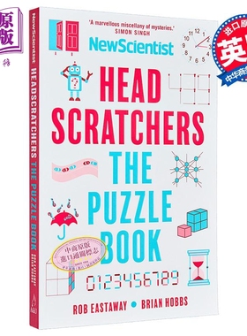 预售 罗勃伊斯特威 令人费解的谜题 新科学家谜题书 Headscratchers  New Scientist Puzzle Book 英文原版 Rob Eastaway【中商原?