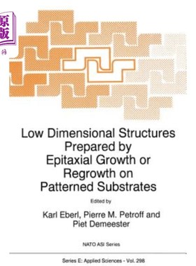 海外直订Low Dimensional Structures Prepared by Epitaxial Growth or Regrowth on Patterned 图案化衬底上外延生长或再生
