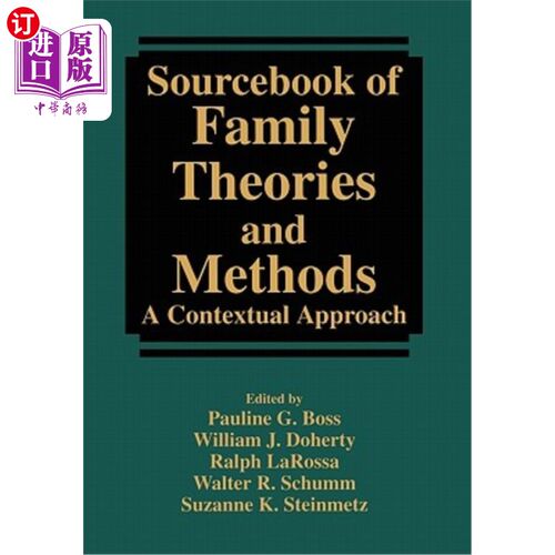 海外直订医药图书Sourcebook of Family Theories and Methods: A Contextual Approach 家庭理论和方法的原始资料：背景方法