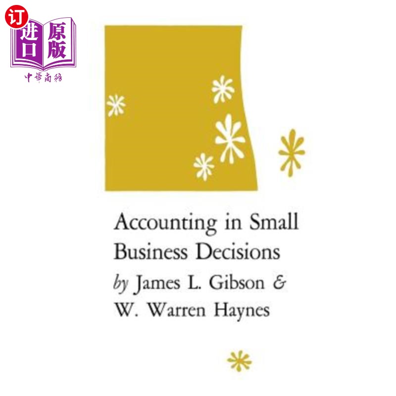 海外直订Accounting in Small Business Decisions 小企业决策中的会计