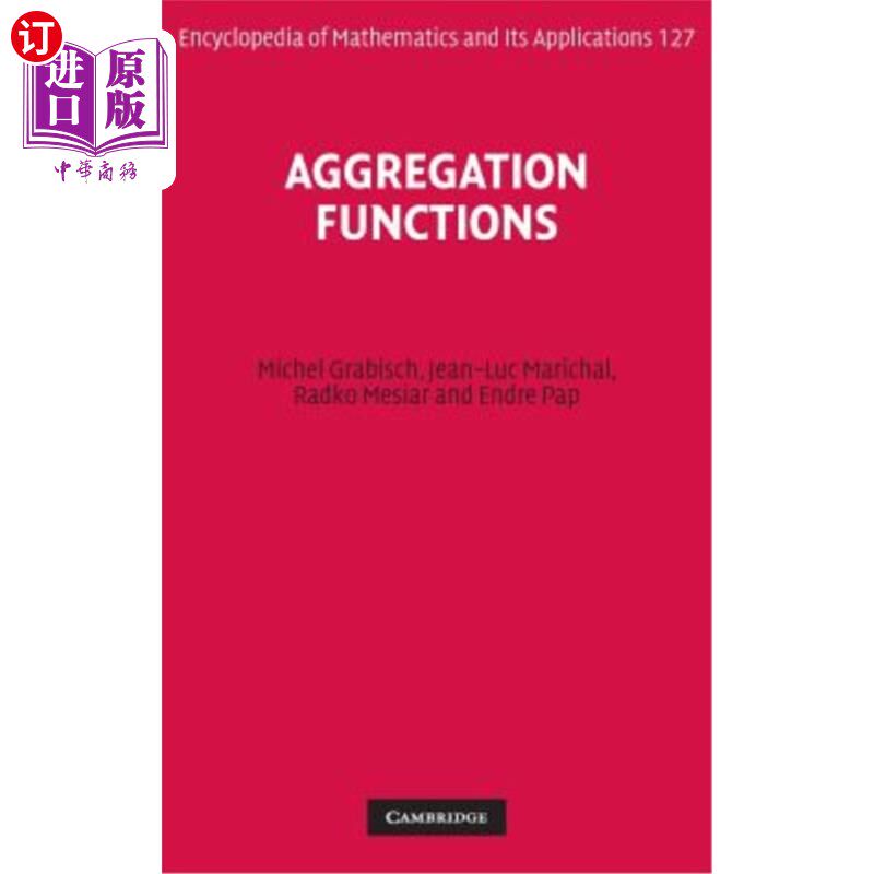 海外直订Aggregation Functions 聚合函数