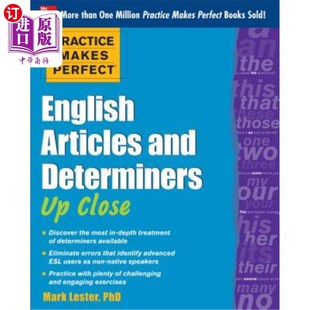 海外直订Practice Makes Perfect English Articles and Determiners Up Close 练习英语冠词和限定词