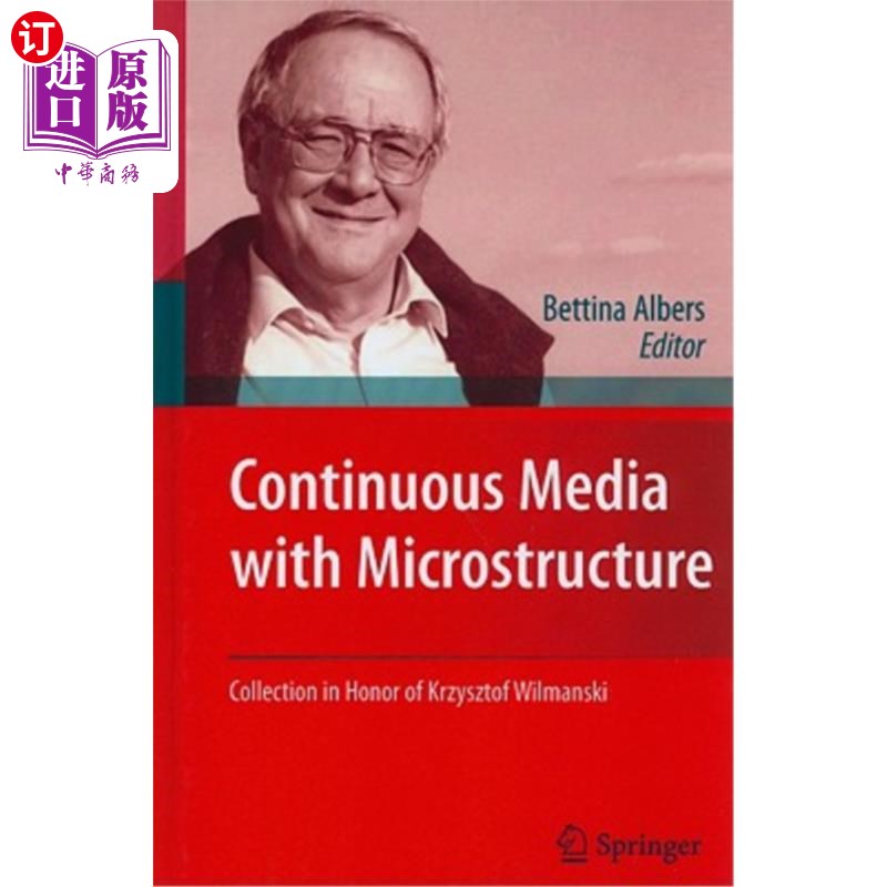 海外直订Continuous Media with Microstructure 微结构连续介质