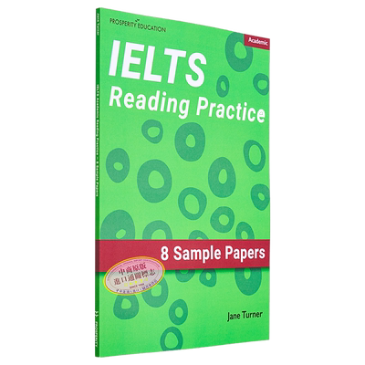 IELTS Academic Reading Practice Eight practice tests 雅思考试学术阅读练习8套模拟测试试题英文原版进口图书【中商原版?