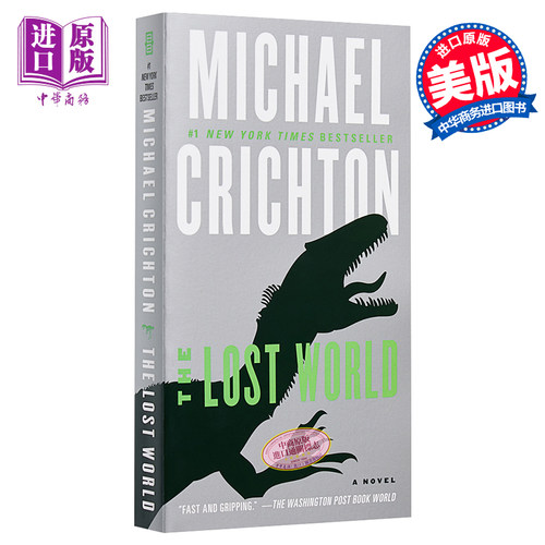 失落的世界 英文原版 The Lost World Jurassic Park 2 侏罗纪公园2 迈克尔·克莱顿 MichaelCrichton 恐龙 豆瓣高分【中商原