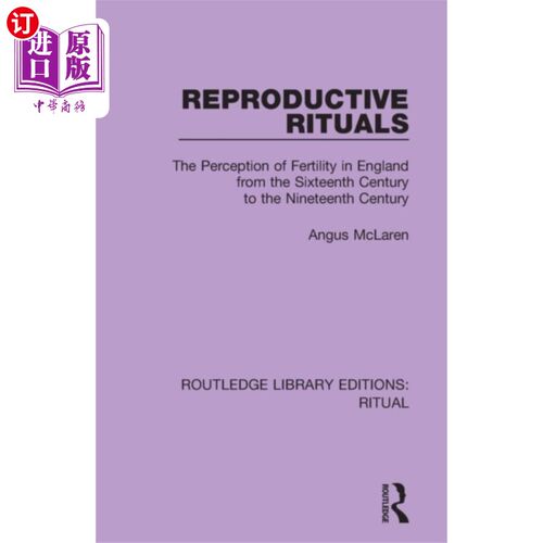 海外直订Reproductive Rituals 生育仪式