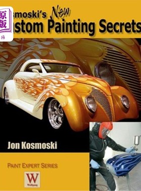 海外直订Kosmoski's New Kustom Painting Secrets 科斯莫斯基的新库斯托姆绘画秘密